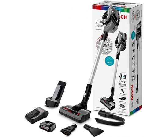 Bosch series 8 Unlimited BCS812KA2, stick vacuum cleaner (silver/black)