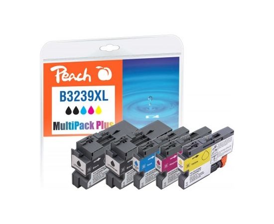 Peach Ink Economy Pack Plus 321016 (compatible with Brother LC-3239XLVALP)