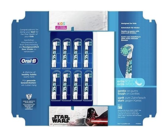 Braun Oral-B brush head Kids Star Wars 8er FFS