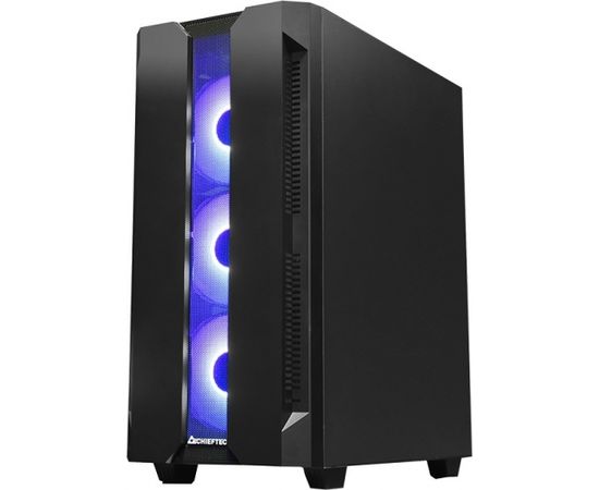 Chieftronic Chieftec GS-01B-OP, tower case (black, tempered glass side panel)