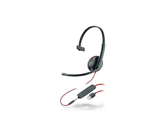 Plantronics Blackwire 3215, headset (black, USB-A)