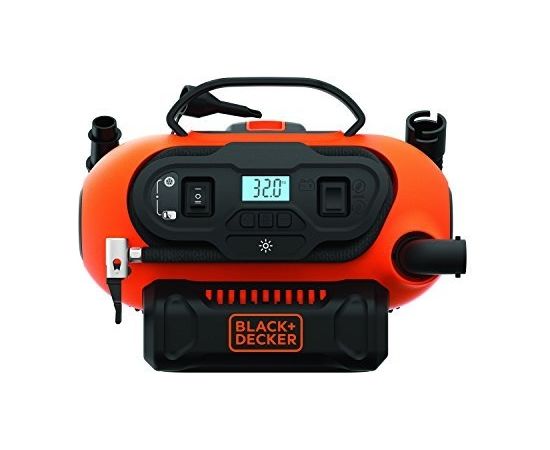 Black&decker BLACK + DECKER battery compressor BDCINF18N-QS, 18 Volt, 11bar, air pump (orange / black, without battery and charger)