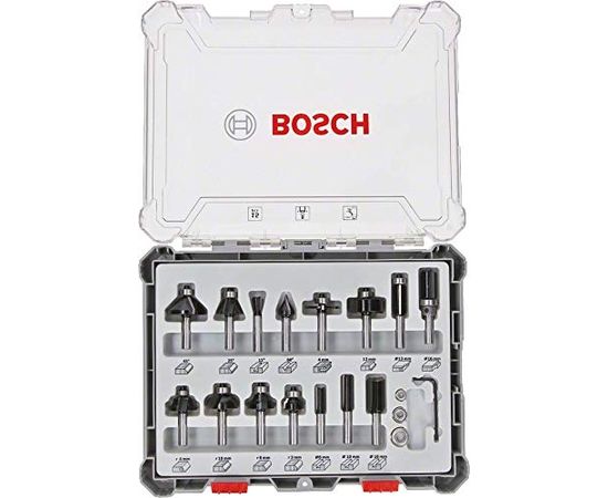 Bosch cutter set 2607017472 15 parts - 2607017472