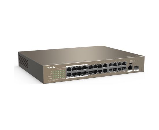 Ip-com Tenda TEF1126P-24-250W Fast Ethernet (10/100) Power over Ethernet (PoE) 1U Grey