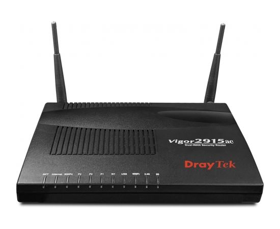 Dray Tek Draytek VIGOR2915AC wireless router Gigabit Ethernet Dual-band (2.4 GHz / 5 GHz) 4G Black Wireless Routers