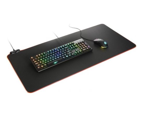 Sharkoon 1337 RGB V2 Gaming Mat 900, gaming mouse pad (black)