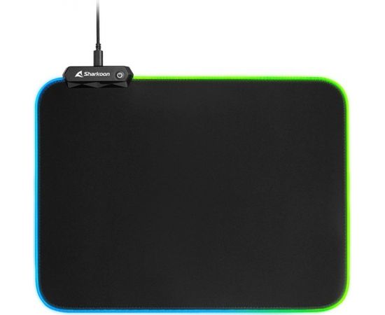 Sharkoon 1337 RGB V2 Gaming Mat 360, gaming mouse pad (black)