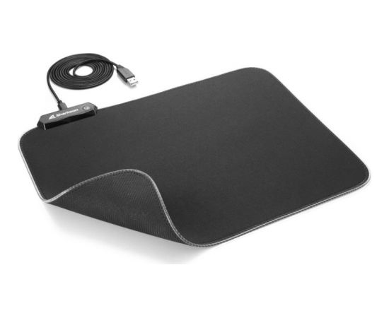 Sharkoon 1337 RGB V2 Gaming Mat 360, gaming mouse pad (black)