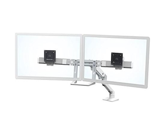 Ergotron HX dual monitor desk arm - white