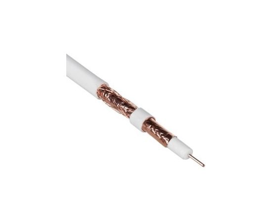 Maclean MCTV-472 coaxial cable RG-6/U 100 m White