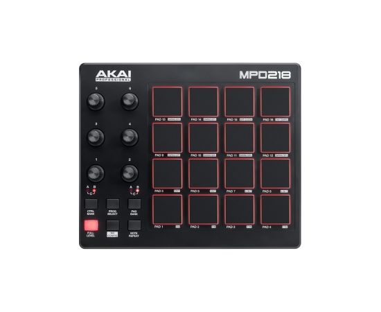 AKAI MPD 218 Pad controller MIDI USB Black