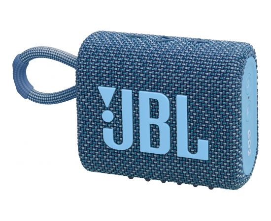 JBL wireless speaker Go 3 Eco, blue