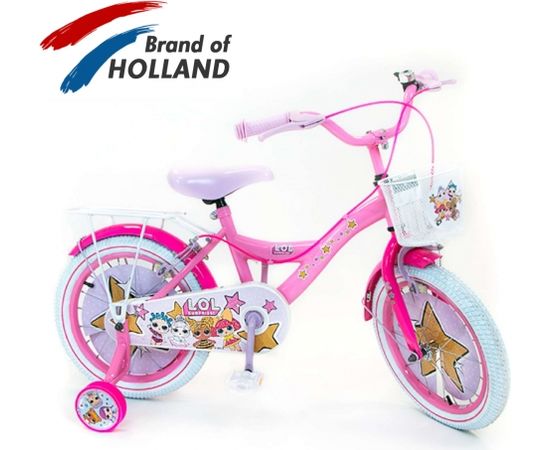 Bērnu velosipēds VOLARE 16" Lol Surprise (81635) rozā