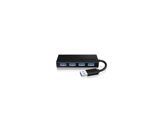 Raidsonic ICY BOX IB-AC6104 USB 3.0 Hub black