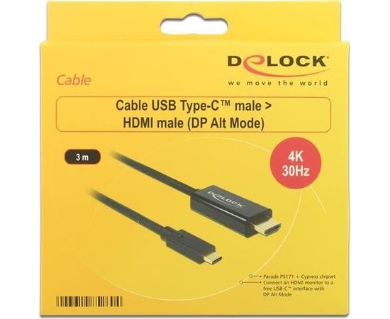 DeLOCK C - HDMI 4K St-St 3m