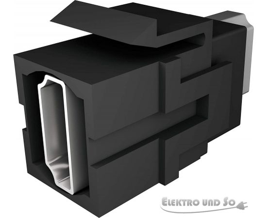 Bachmann HDMI Keystone module - black