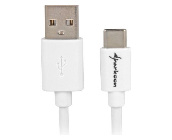 Sharkoon USB 2.0 A - USB C Adapter - white - 0.5m