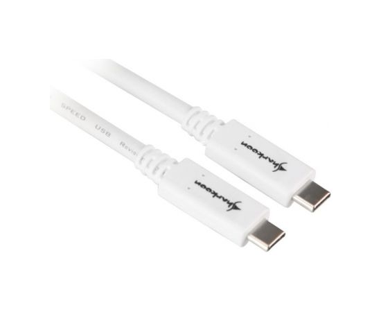 Sharkoon USB 3.1 Cable C-C - white - 1m