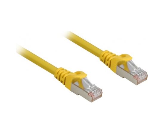 Sharkoon network cable RJ45 CAT.6a SFTP LSOH yellow 1,0m - HalogenFree