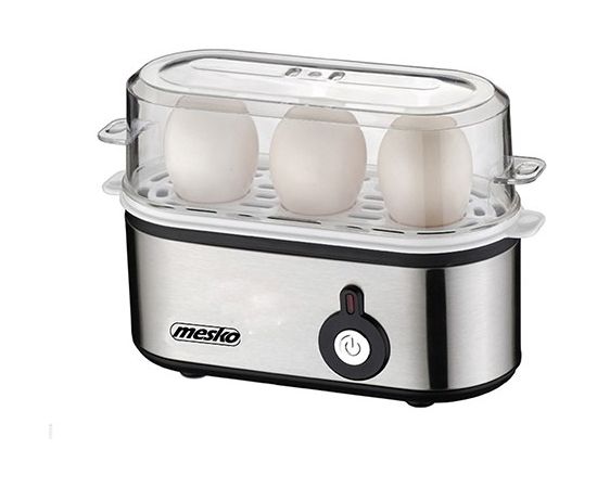 Adler Mesko MS 4485 egg cooker 3 egg(s) 210 W Black,Silver,Transparent