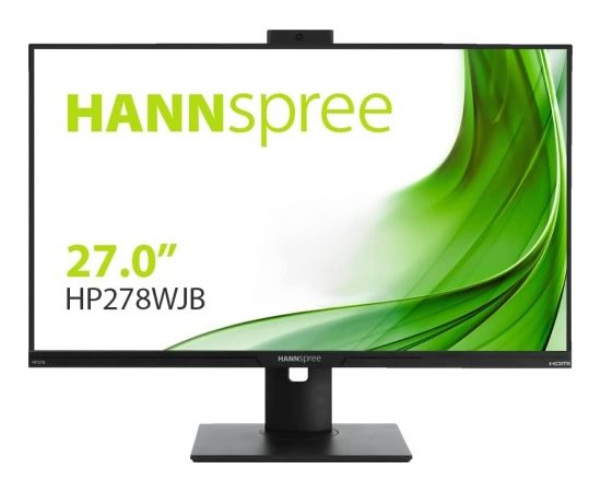 Hannspree HP278WJB - 27 - LED, 1x HDMI, 1x DisplayPort, 1x VGA, black