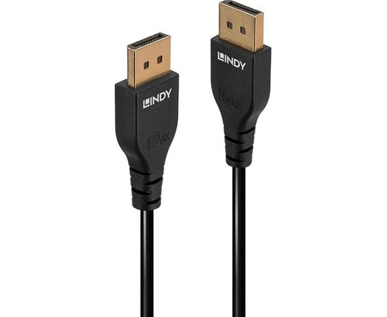 Lindy DisplayPort 1.4 Cable, Slim (black, 2 meters)