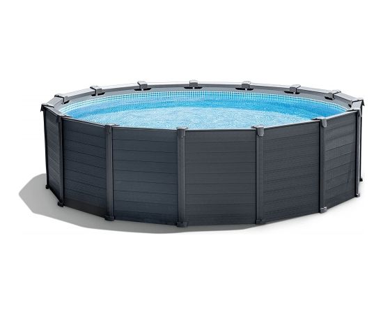 Baseins Frame Pool Set Graphite 478 x 124cm; 126384GS INTEX