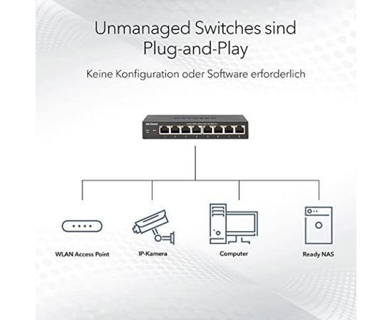 Netgear Netgar MS108UP 8-Port Ultra 60, switch