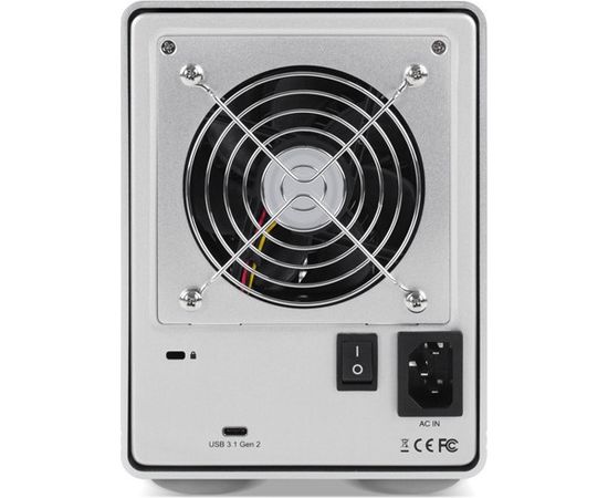 OWC Mercury Elite Pro Quad, Drive Enclosure (silver, USB 3.2 Gen 2, RAID Ready)