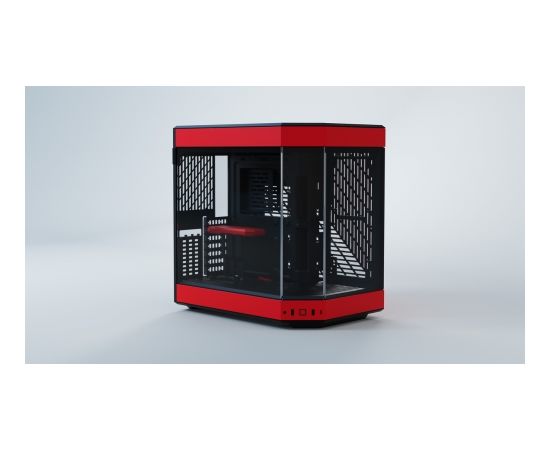 HYTE Y60, tower case (red, tempered glass)