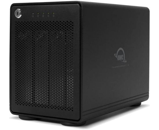 OWC ThunderBay 4, Drive Enclosure (Black, 4-Bay Thunderbolt 3 External Drive Enclosure)