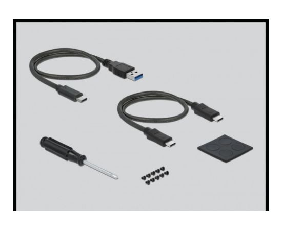 DeLOCK external enclosure for 2.5 ? SATA HDD / SSD, drive enclosure Korpusi ārējiem HDD, SSD