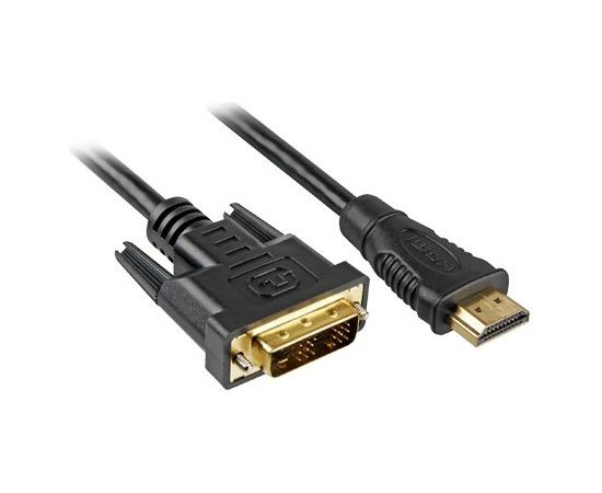 Sharkoon Adapter HDMI -> DVI-D (24+1) black 3,0m