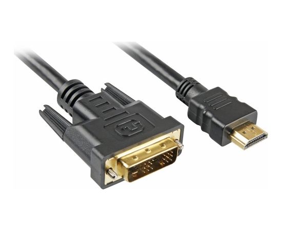 Sharkoon Adapter HDMI -> DVI-D (18+1) black 2m