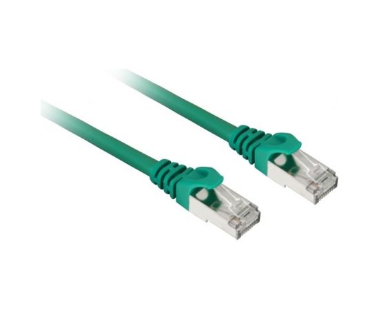 Sharkoon patch network cable SFTP, RJ-45, with Cat.7a raw cable (green, 2 meters)