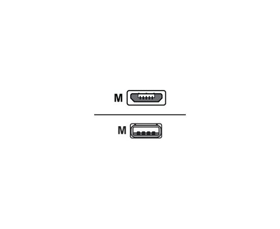 Sharkoon USB 2.0 A-B Micro black 1,0m