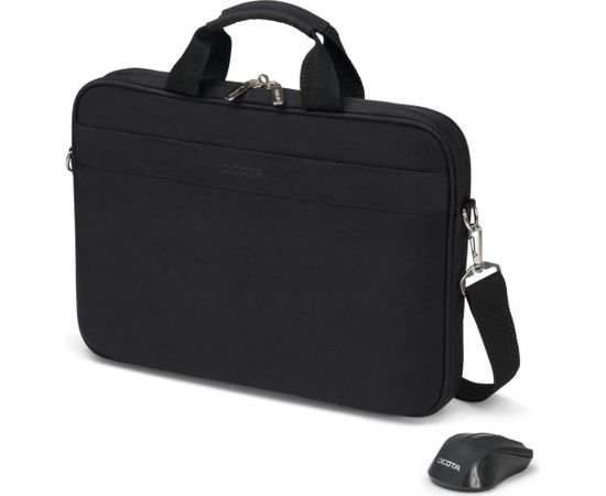 DICOTA Top Traveler Mouse Kit, notebook bag (black, up to 39.6 cm (15.6 "))
