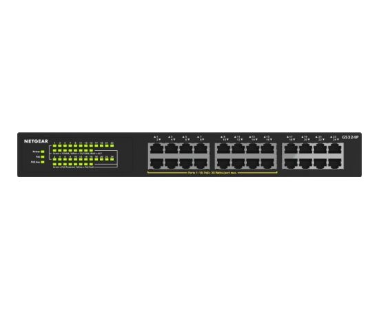 Netgear GS324P, Switch (190W PoE +)