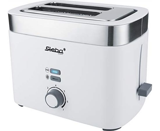 Steba TO 10 Bianco, toaster (white / stainless steel)