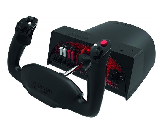 Honeycomb Aeronautical Alpha Flight Controls, Yoke (Black / Red)