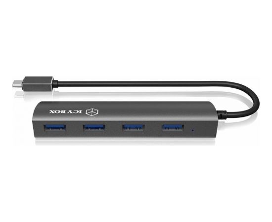 Raidsonic ICY BOX IB-AC6405-C, USB hub (anthracite)