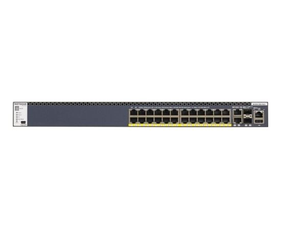 Netgear M4300-28G-PoE + PoE / GE / XG / MAN / 24 - 24x PoE +, PoE Budget 720W