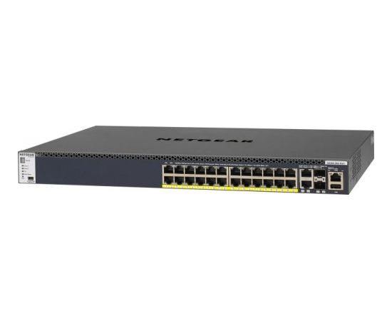 Netgear M4300-28G-PoE + PoE / GE / XG / MAN / 24 - 24x PoE +, PoE Budget 720W