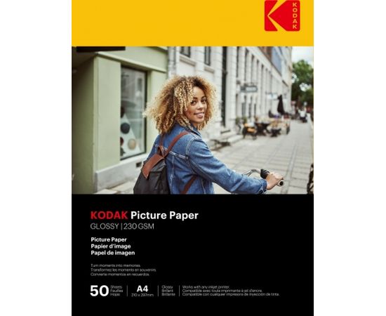 Kodak Picture Paper 230g 11.8 mil Glossy 4/6x100 (9891267)