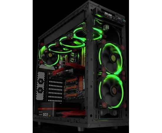 Thermaltake Riing 12 LED green 3-Fan Pack