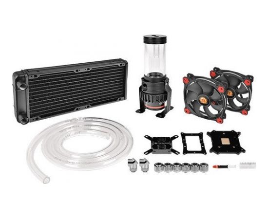 Thermaltake Pacific Gaming R240 D5 Water Cooling Kit - black/red