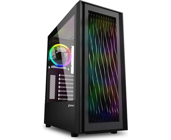 Sharkoon RGB WAVE, pc case (black, tempered glass side panel)