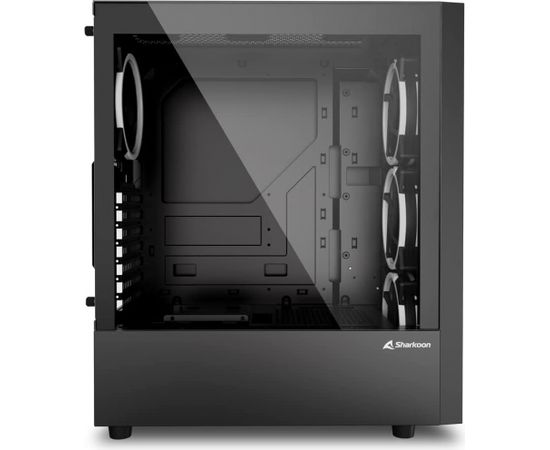 Sharkoon RGB WAVE, pc case (black, tempered glass side panel)