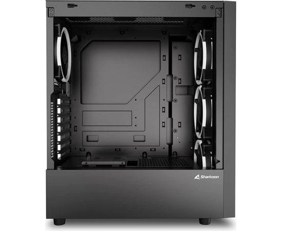 Sharkoon RGB WAVE, pc case (black, tempered glass side panel)