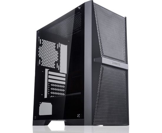 RAIJINTEK SILENOS MS, tower case (black, version without fan, tempered glass)